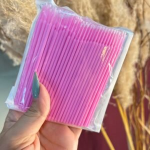Microbrush Descartável para Extensão de Cílios | 100 Unidades