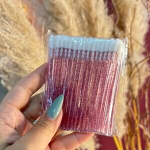 Aplicadores de Gloss e Removedor para Extensão de Cílios | 50 Unidades