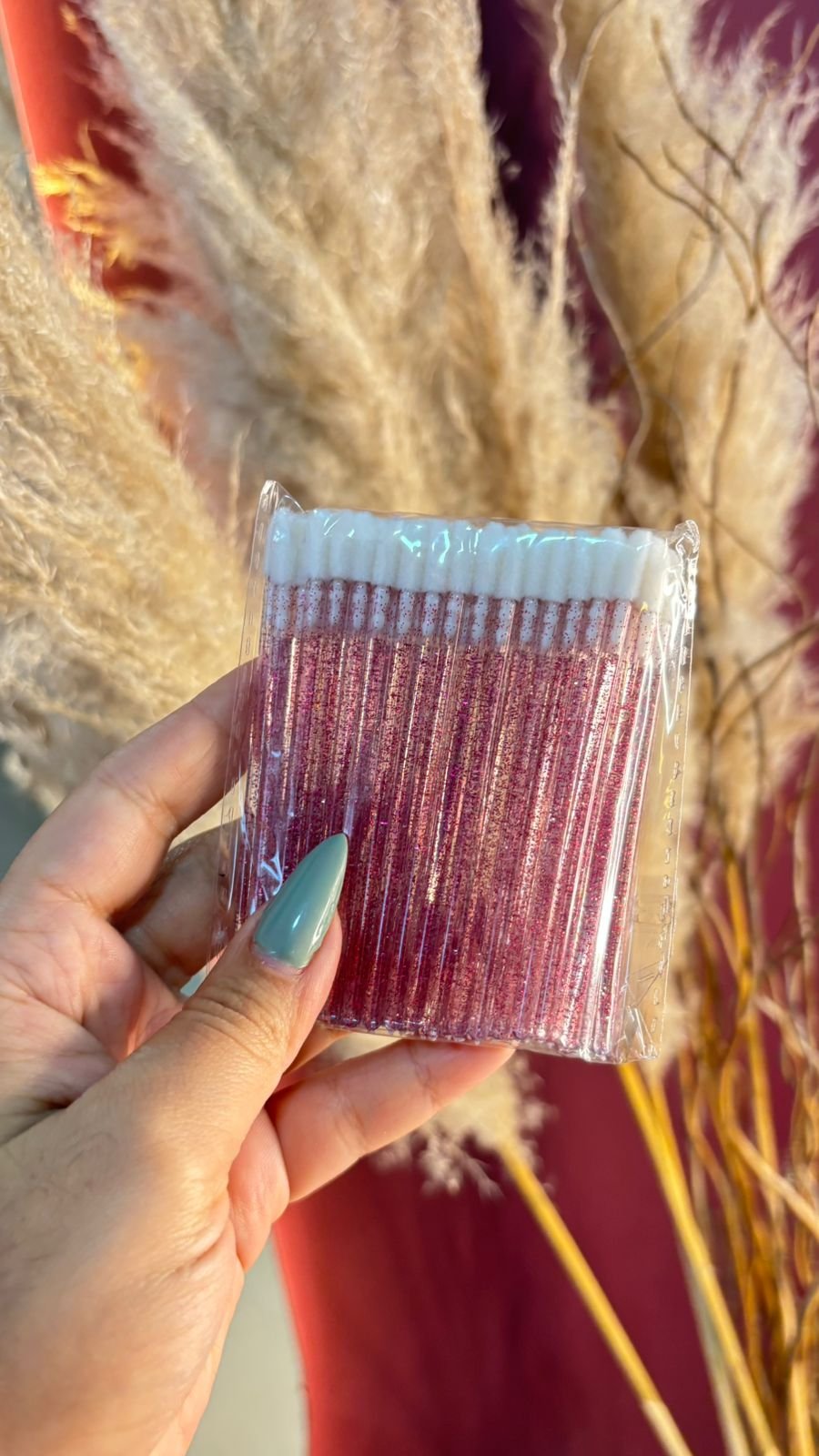 Aplicadores de Gloss e Removedor para Extensão de Cílios | 50 Unidades