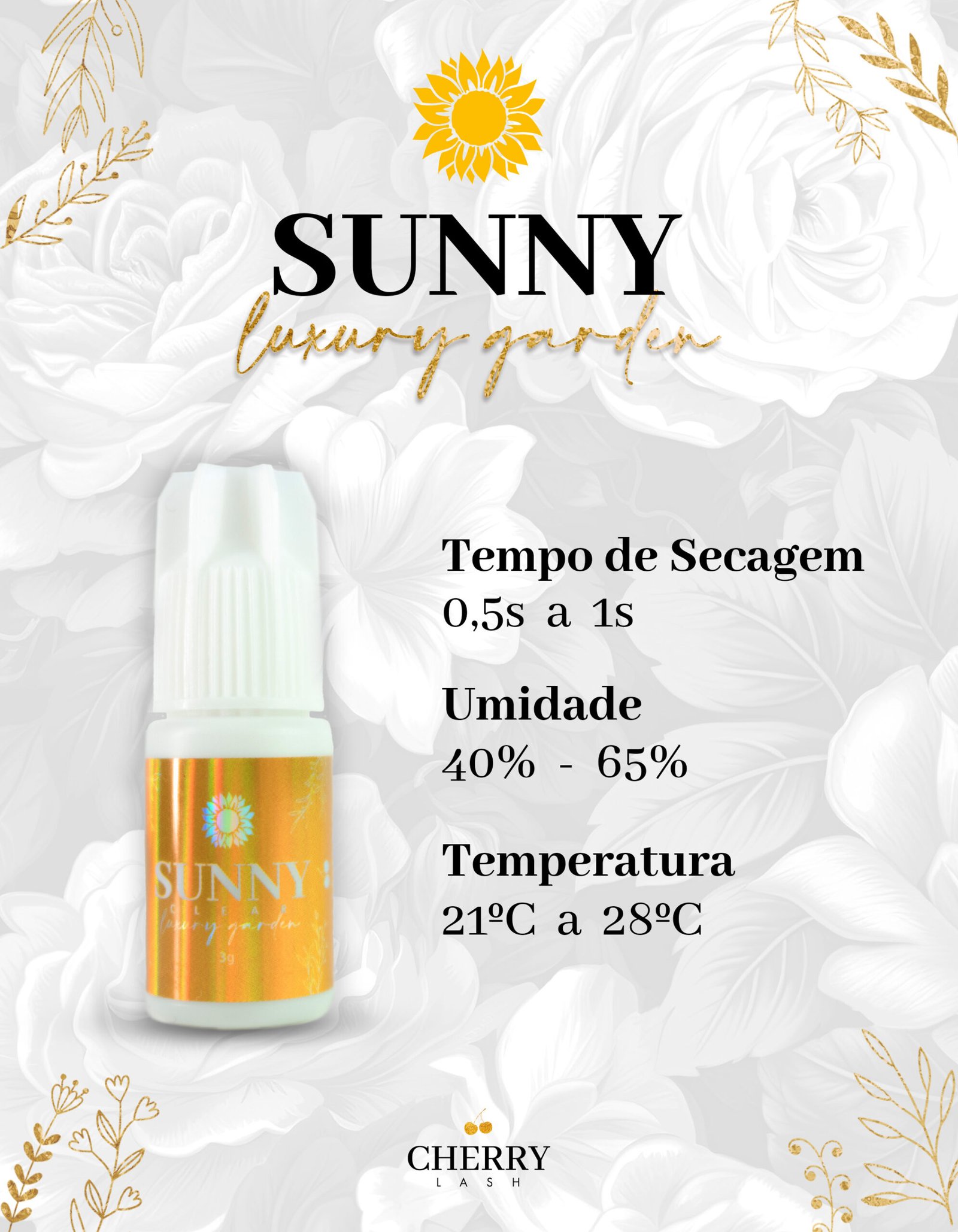 Adesivo sunny transparente cherry