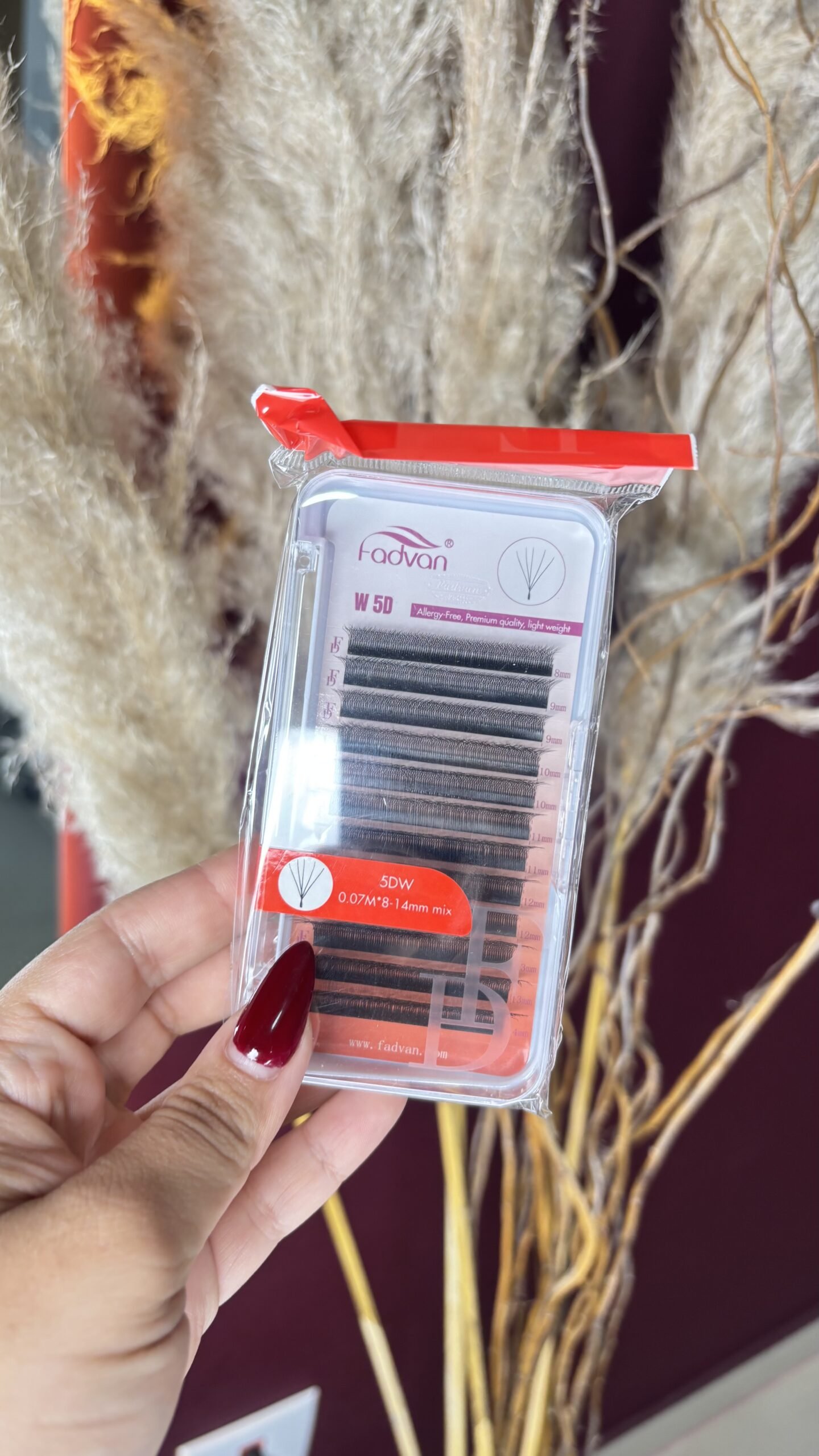 Cílios Fadvan Volume 5D Mix 8–14mm Curvatura M